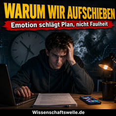 Prokrastination verstehen: Warum Aufschieben selten Faulheit ist und meist mit Emotionsregulation zu tun hat