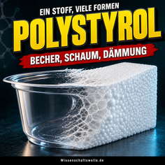 Polystyrol ordnet Luft: Warum derselbe Stoff Becher, Schutzschaum und D?mmplatten hervorbringt