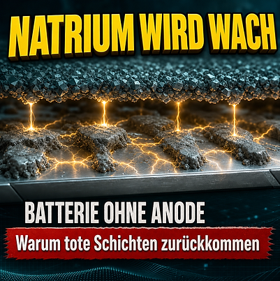 Anodenfreie Natrium-Batterien gelten als attraktiv, weil sie Material sparen und theoretisch hohe Energiedichten erlauben. Ihr Problem ist aber brutal praktisch: Ein Teil des Natriums lagert sich beim Laden so ab, dass er elektrisch abgekoppelt wird und als sogenanntes dead sodium verloren geht. Eine neue, peer-reviewte Studie zeigt nun, dass sich ein Teil dieses scheinbar toten Materials mit einem gezielten Ladeprotokoll wieder zurückholen lässt. Spannend ist daran nicht nur die längere Lebensdauer, sondern die Idee, dass Batterieschäden nicht immer nur chemisch bekämpft werden müssen, sondern manchmal auch durch die Logik des Stromflusses.