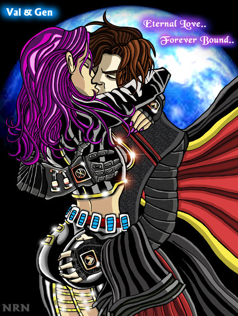 Val and Gen Kiss