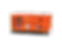 Orange industrial generator with "New Bay" logo on side enclosure.