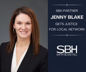 SBH Partner Jenny Blake Gets Justice for Local Network