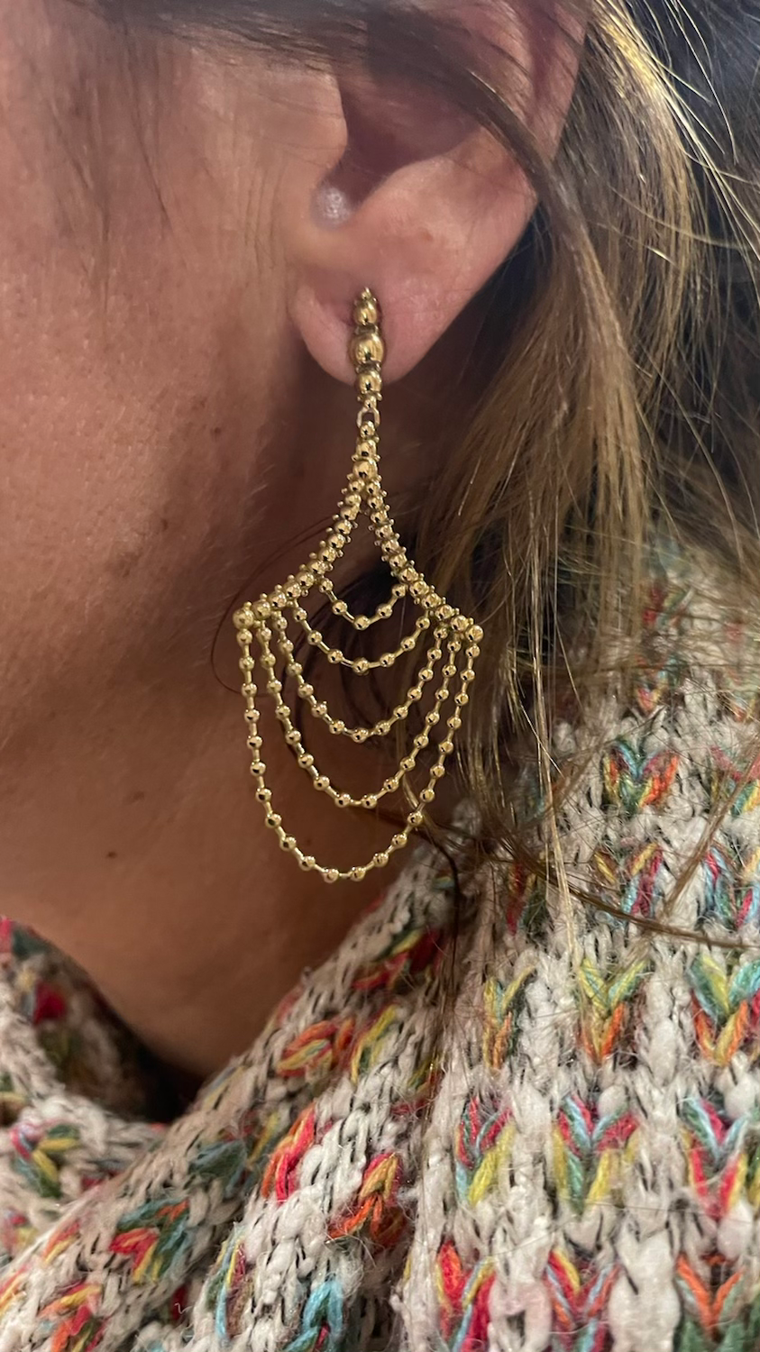 Miniatura: Brincos Lustre 