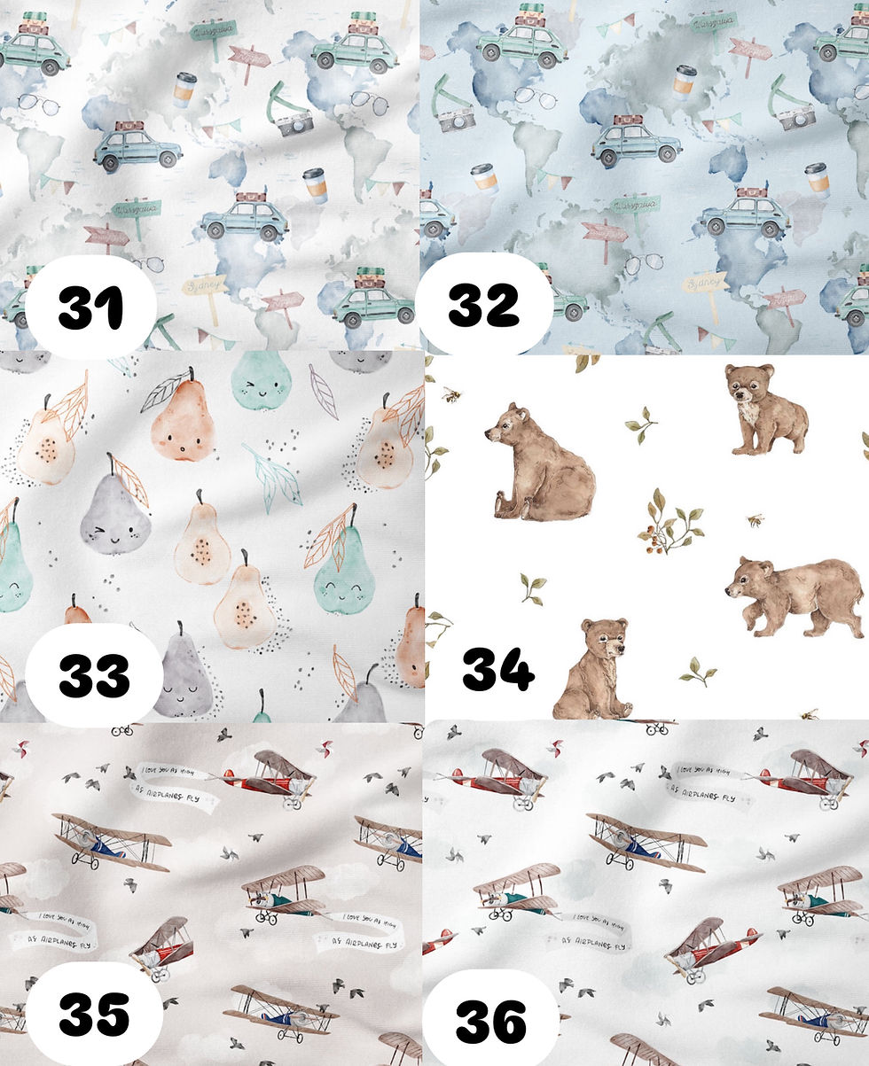 Miniatura: Pościel bez wypełniania Premium WZORY