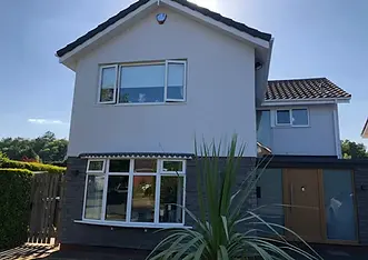 Wall rendering, modern home improvements