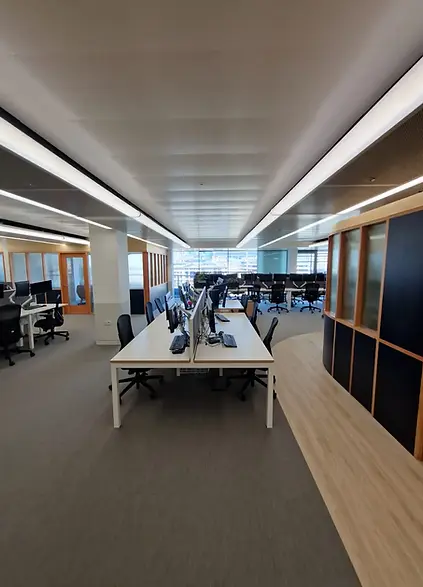 New and improved office space, it has been painted