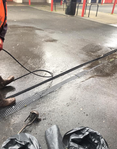 Direct Drain Clear, clearing a blocked drain
