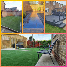 Exterior renovation, Astro, new decking