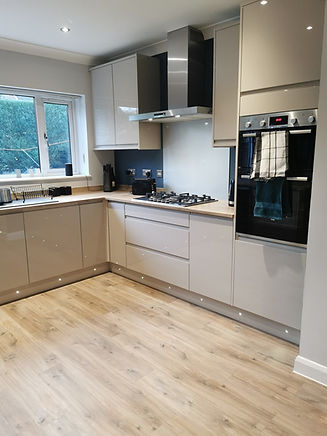 Modern kitchen installation services in Wednesbury