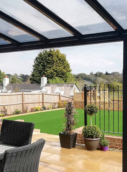 Veranda installed at detached property