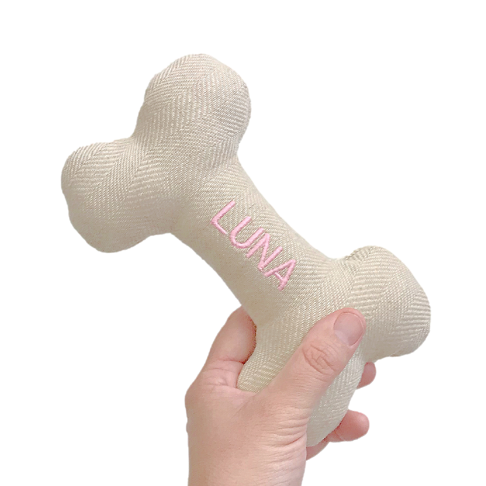 CAMEL + PINK dog toy