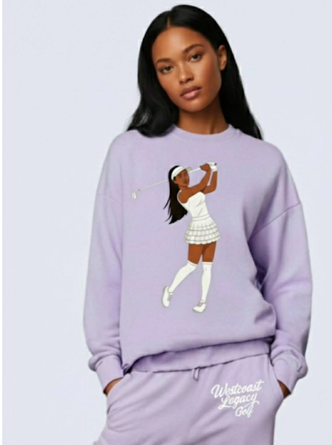 Woman's Lavender Co-ord Jogger Set