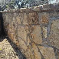 Highland Park Wall restoration
