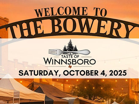 Small Town with BIG Flavor: Taste of Winnsboro 2025