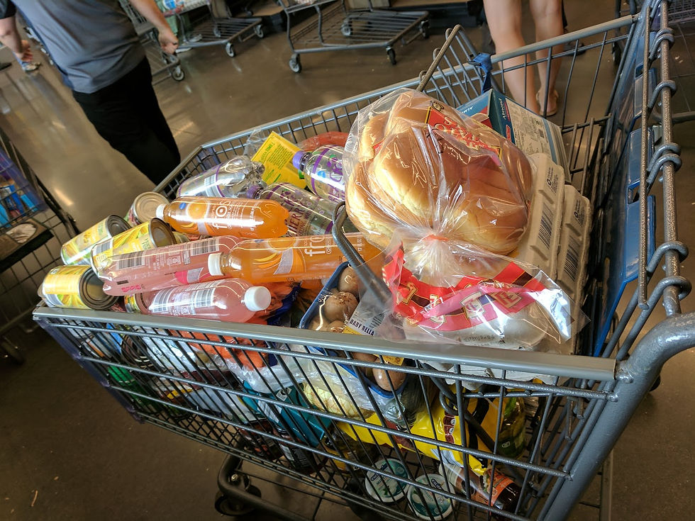 Winter panic at the grocery store