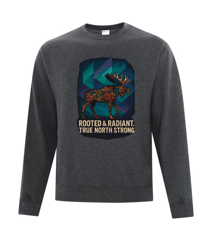 Thumbnail: ROOTED & RADIANT TRUE NORTH CREWNECK