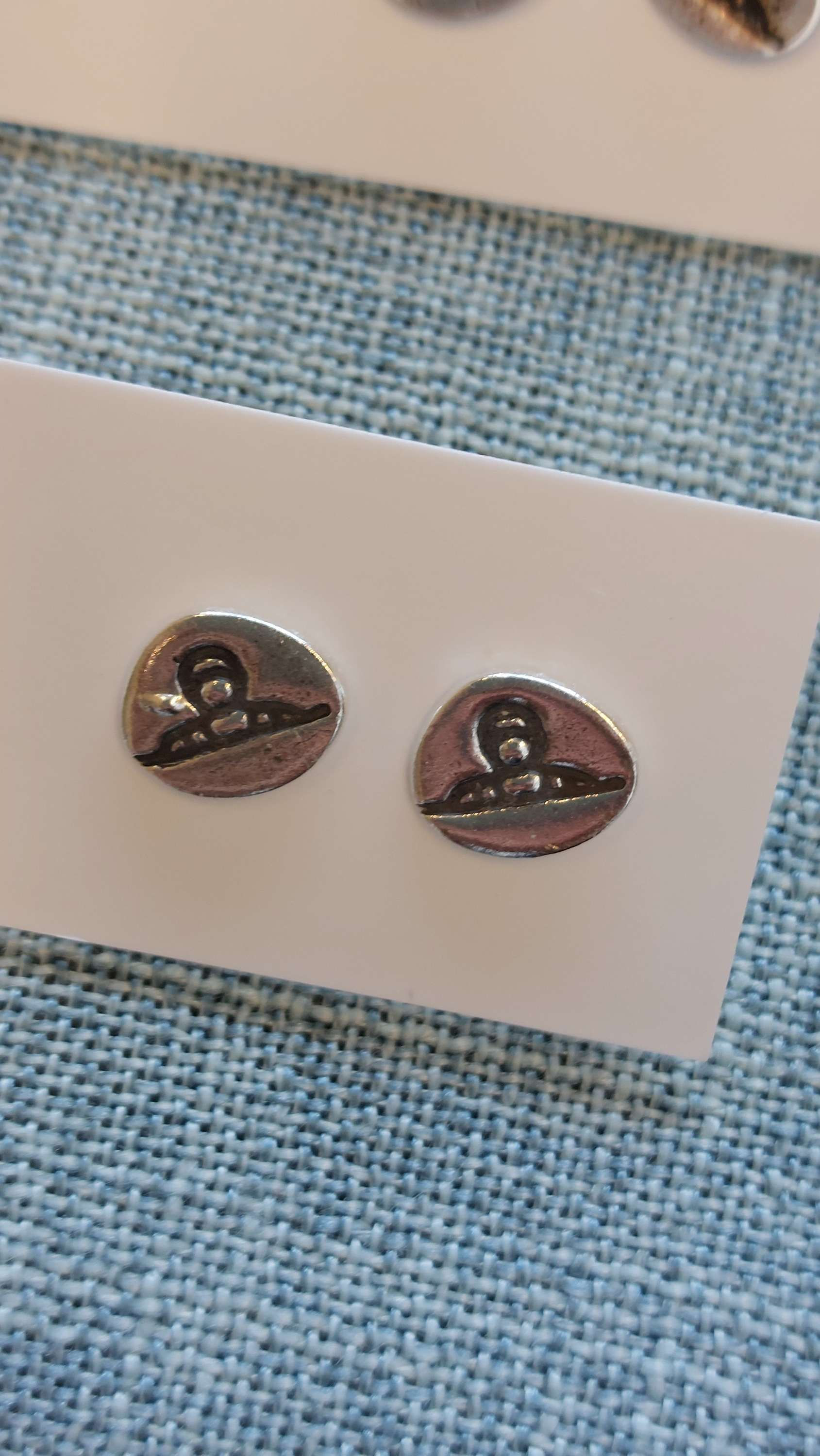 Summer swimmer studs earrings
