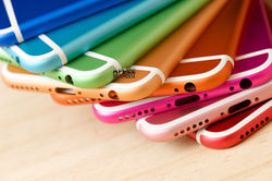 深藍、淺藍、綠、玫瑰金、橘、桃紅、粉紅、紅