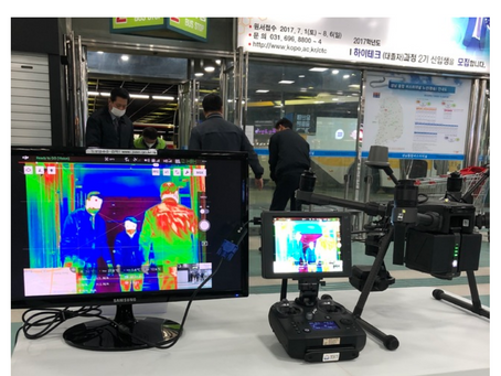 드론전망 / ‘드론 열화상카메라’로 코로나19 차단하는 성남시_뉴시스 발췌
