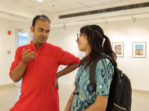 Artlune organised a exhibition in New delhi featuring South asian artists.