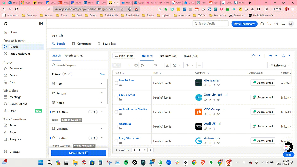 Apollo CRM Segmentation