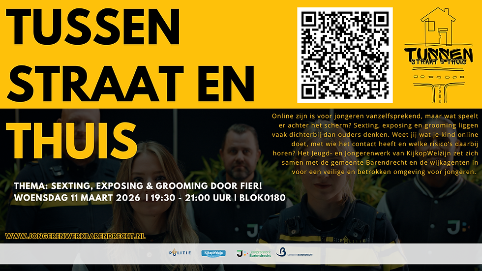 Tussen Straat en Thuis | Sexting, Exposing en Grooming