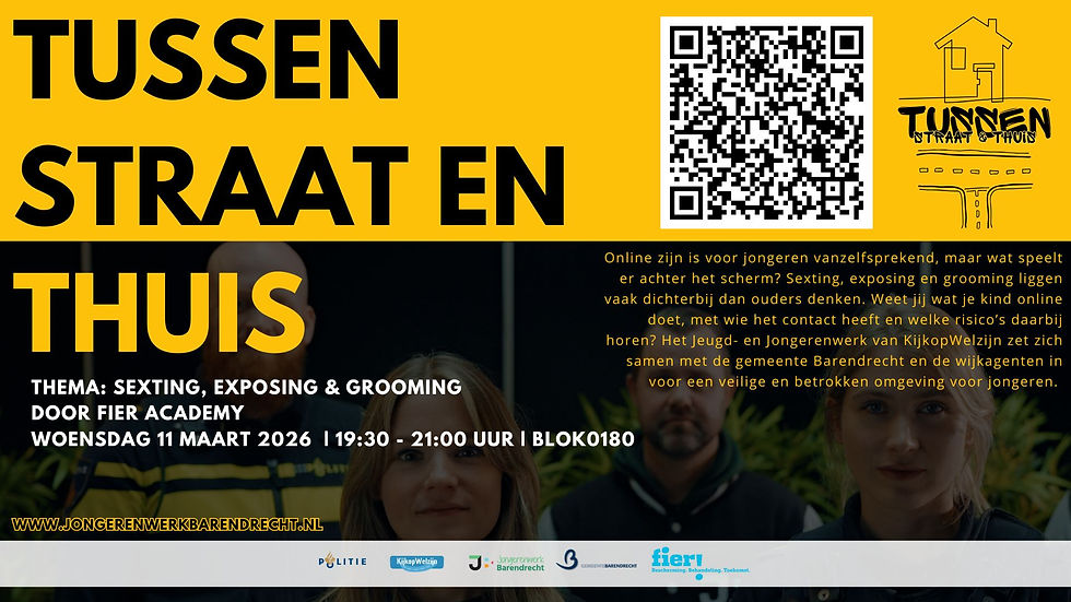 Tussen Straat en Thuis | Sexting, Exposing en Grooming