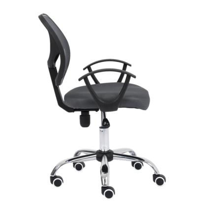 Miniatura: Silla Secretarial Nextep de Altura Ajustable Tela Gris Base Giratoria
