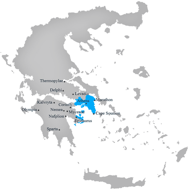 Greek Map