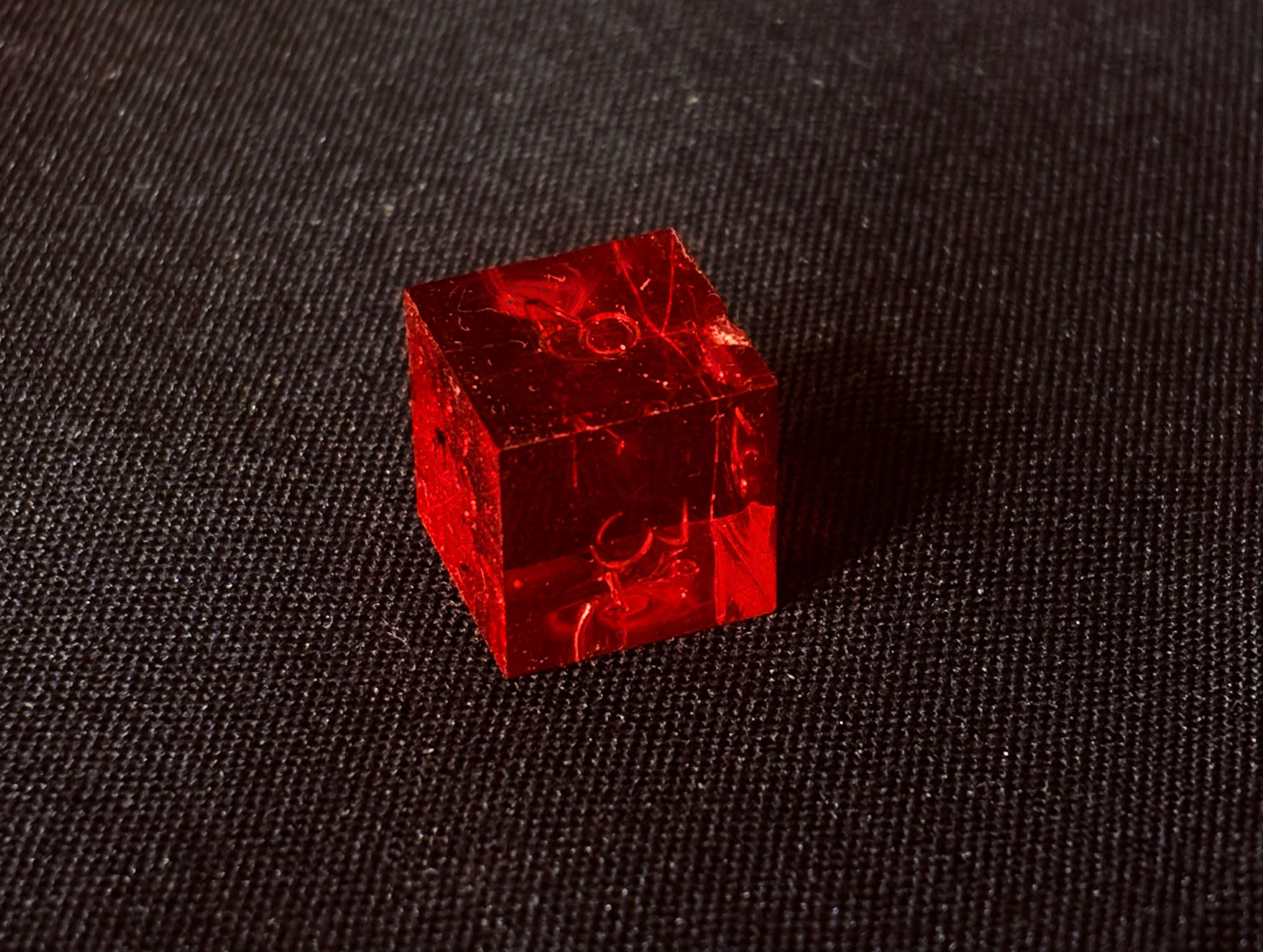 Ruby Gemstone D6 Single Die