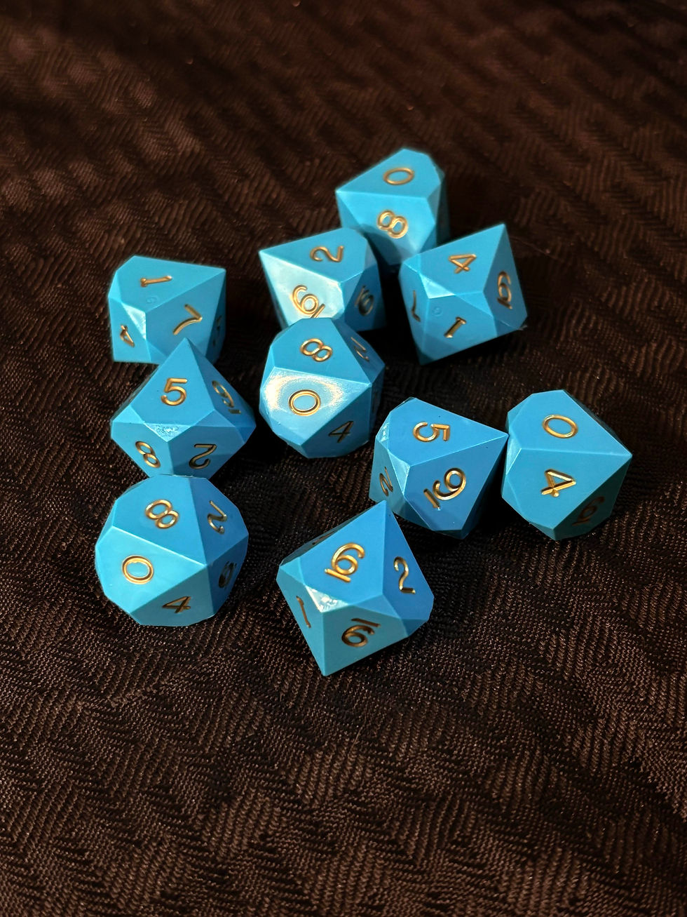 Thumbnail: Blue Opaque 10pc Tens Set