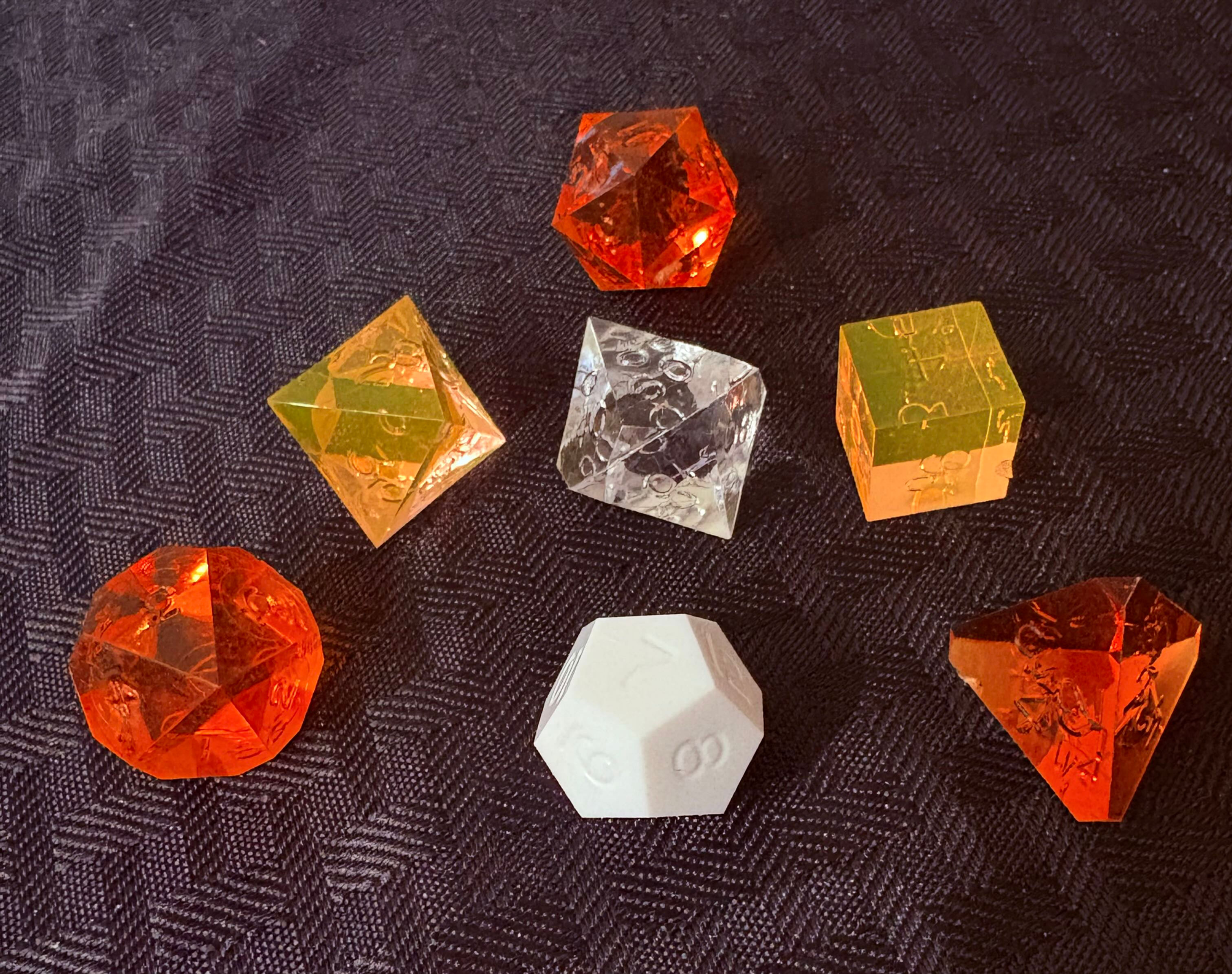 Orange Creamsicle One Off Gem 7-Piece Set