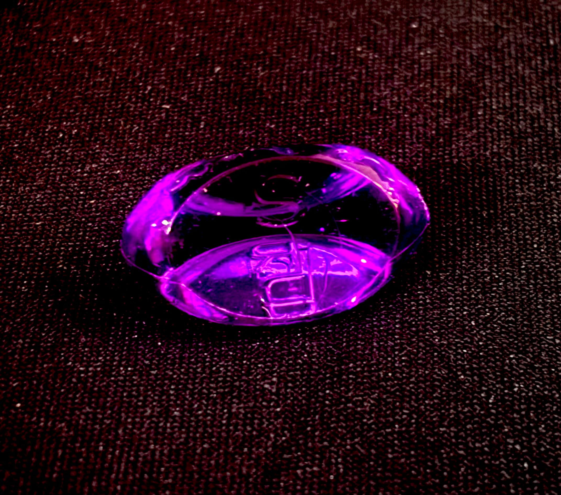 Dark Amethyst Gem D3 Single Die