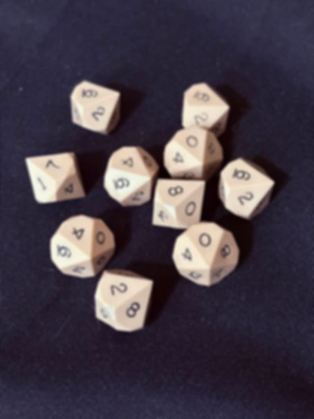 Tan Opaque 10-Piece Tens Set