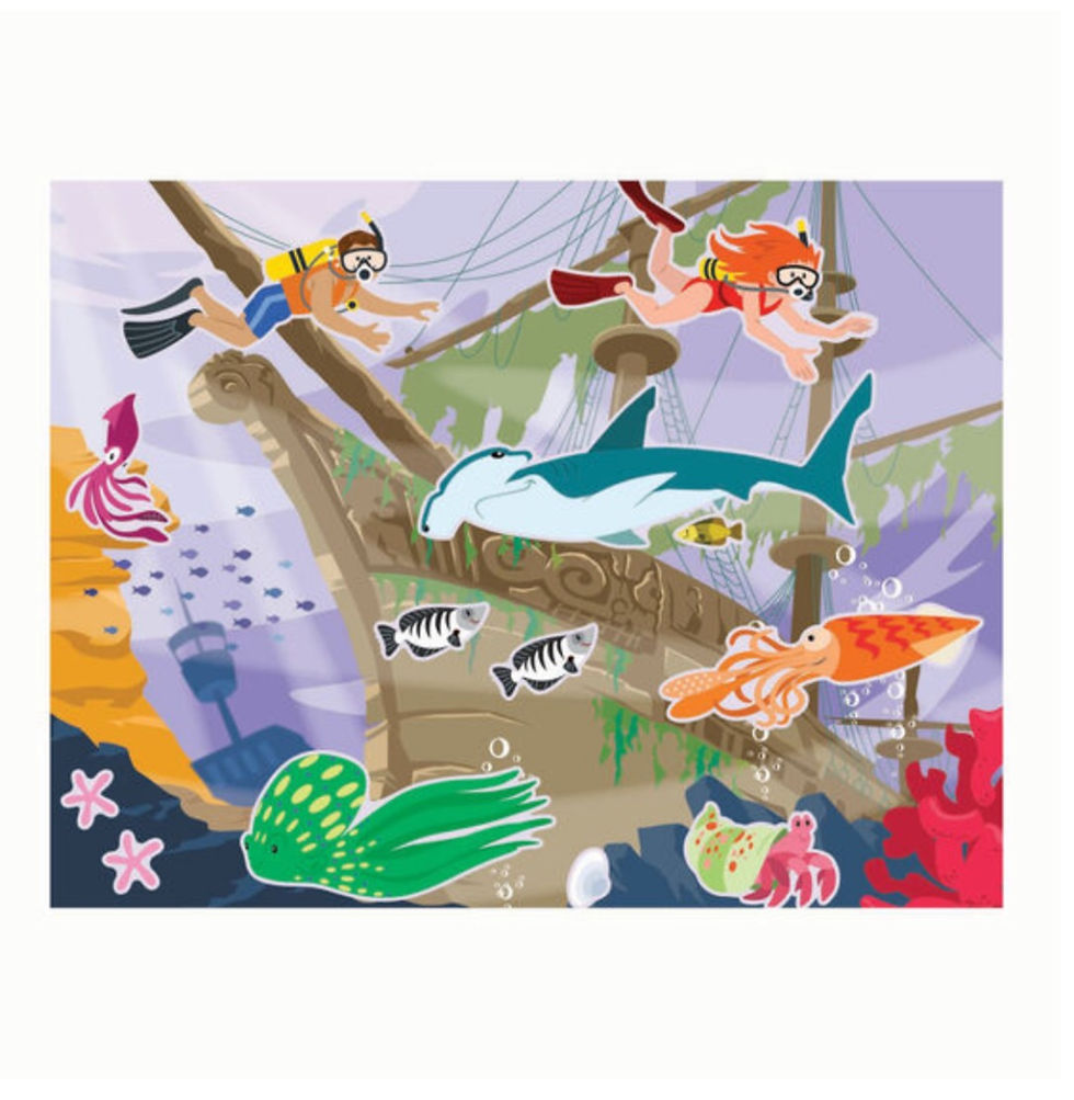 Thumbnail: Reusable Sticker Pad - Under the Sea