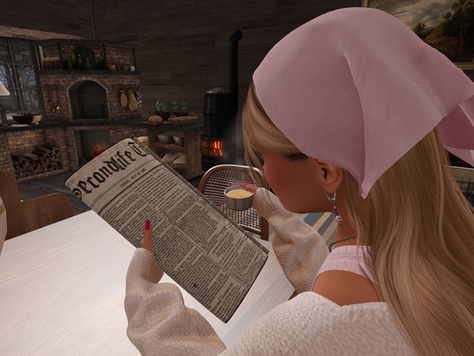 Catching up on local news