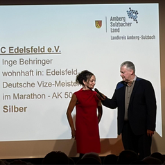 Sportlerehrung des Landkreises - Inge Behringer ausgezeichnet 