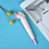 Thumbnail: 1pc. Pink Unicorn Decompression Gel Pen for Primary Student. Squish