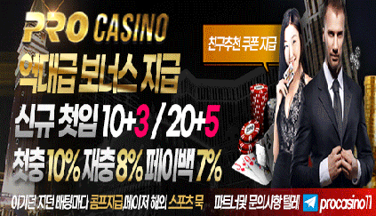 프로 바카라 사이트