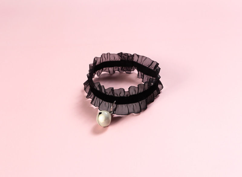 Velvet Lace Adjustable Pet Collar with Insect Repellent