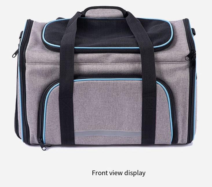 Thumbnail: Portable One-Shoulder Folding Pet Carrier Bag