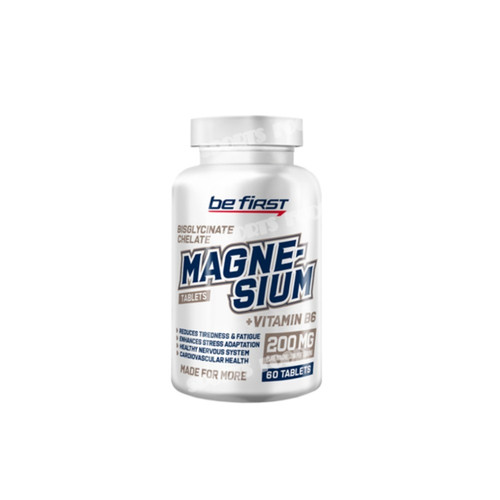 Be FirstMagnesium bisglycinate chelate + B6 60 SPORTSFOOD