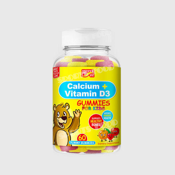 Proper Vit-Kids Calcium+D3 60 жев конфет