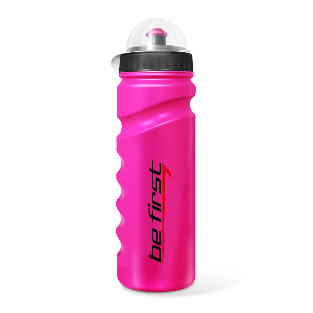 Be First-Бутылка для воды Be First 750 мл с крышкой - розовая (75-pink)