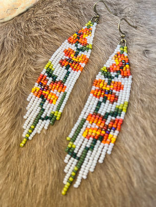 fringe, beads, artwork, Native American, beadwork, indigenous 