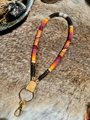 lanyard, beadwork, beads, native american