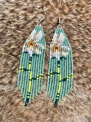fringe, beads, artwork, Native American, beadwork, indigenous 