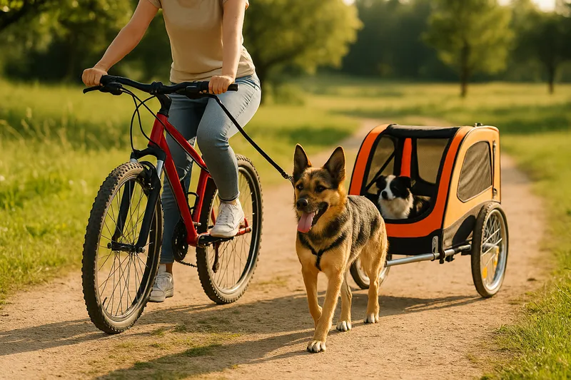 Fahrradtour mit Hund