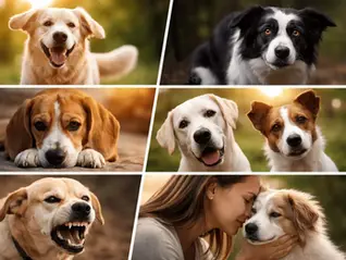 Emotionale Intelligenz bei Hunden – Hunde zeigen unterschiedliche Emotionen wie Freude, Angst, Aufmerksamkeit und Bindung im Alltag