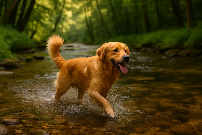 Hundespaziergang Sommer